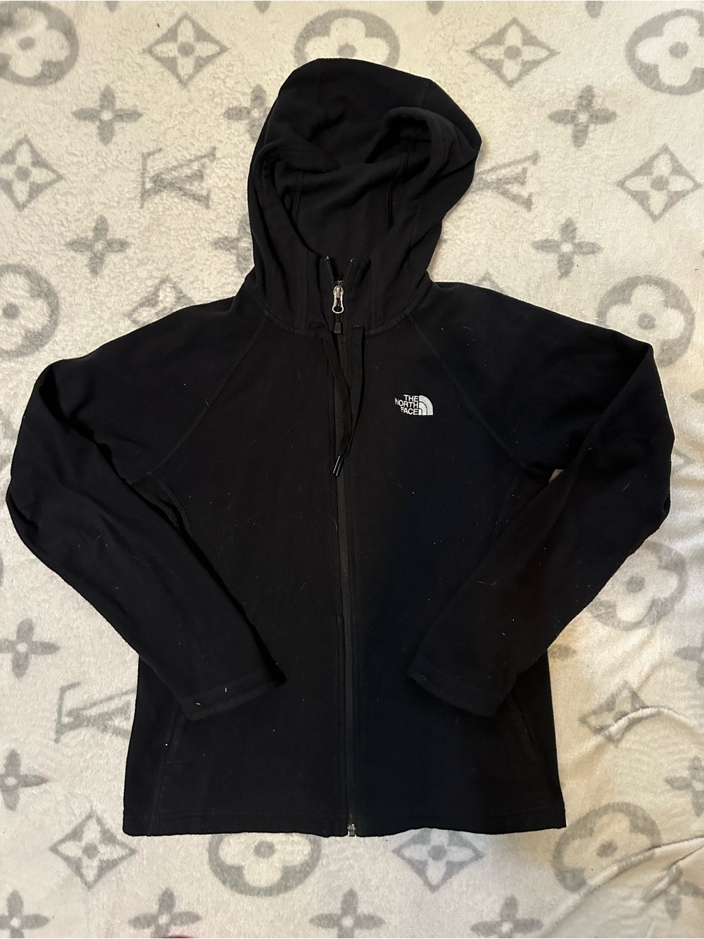 The North Face Black Hooded Full-Zip Jacket